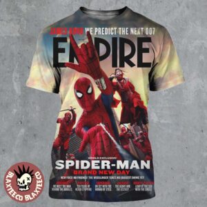 Spider-Man Brand New Day X Empire Magazine Cover The Webslinger Takes His Biggest Swing Yet All Over Print Shirt