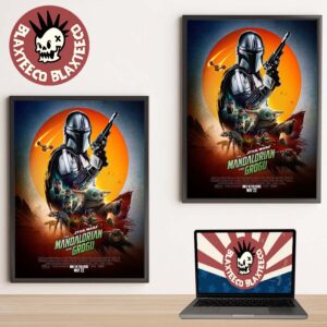 Star Wars The Mandalorian And Grogu New Poster This Is The Way May The 4th Be With You Decor Poster Canvas