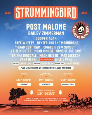 Strummingbird Festival 2026 Australia Full Lineup, Dates, Tickets, Locations & Ultimate Fan Guide