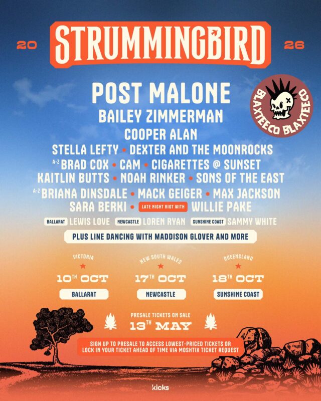 Strummingbird Festival 2026 Australia Full Lineup, Dates, Tickets, Locations & Ultimate Fan Guide