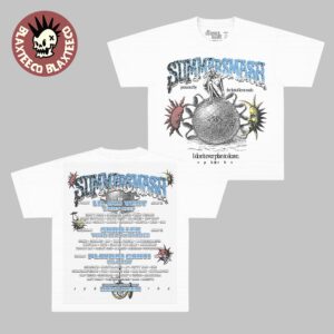 Summer Smash 2026 Festival Merch Lineup Lunar Two Sided T-Shirt