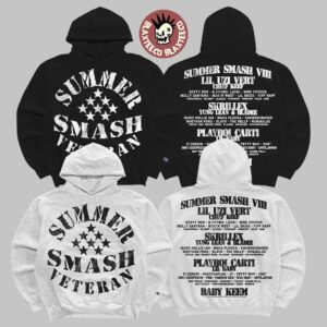 Summer Smash 2026 Festival Merch Lineup Veteran Two Sided T-Shirt Hoodie