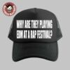 Summer Smash 2026 Festival Merch Raves Love Rage White Trucker Cap Hat