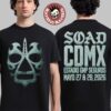 System Of A Down CDMX Mexico 2026 Event Merch Tee At Estadio GNP Seguros On 27 And 28 May 2026 Flaming Heart Hoodie
