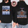 System Of A Down CDMX Mexico 2026 Pop Up Shop Merch At Estadio GNP Seguros On 27 And 28 May 2026 The Hand Blue Hoodie