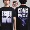 System Of A Down CDMX Mexico 2026 Pop Up Shop Merch Tee At Estadio GNP Seguros On 27 And 28 May 2026 Mesoamerican Pyramid Hoodie System Of A Down CDMX Mexico 2026 Pop Up Shop Merch Tee At Estadio GNP Seguros On 27 And 28 May 2026 Mesoamerican Pyramid Hoodie