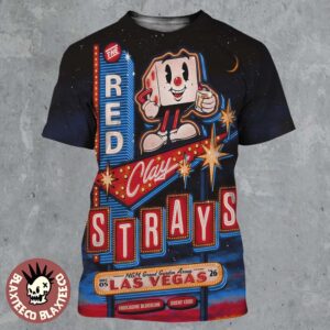 The Red Clay Strays Live In Las Vegas 2026 Gig Poster At MGM Grand Garden Arena On December 5 2026 All Over Print Shirt