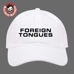 The Rolling Stones Foreign Tongues Classic Logo Exclusive White Cap Hat