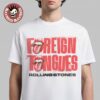 The Rolling Stones Foreign Tongues New Album Artwork Two Sided Black T-Shirt