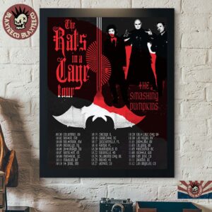 The Smashing Pumpkins The Rats In A Cage Tour 2026 North America Schedule Dates Home Decor Poster Canvas