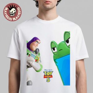 Toy Story 5 Lily Pad And Buzz Character Poster T-Shirt
