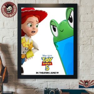 Toy Story 5 Lily Pad And Jessie Character Poster Canvas For Home Decor