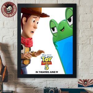 Toy Story 5 Lily Pad And Woody Character Poster Canvas For Home Decor