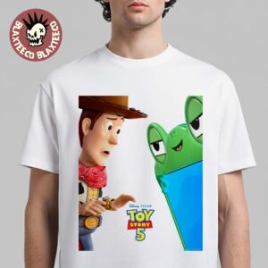 Toy Story 5 Lily Pad And Woody Character Poster T-Shirt