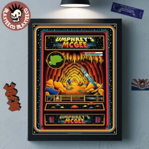 Umphrey’s McGee The Caverns 2026 Event Poster In Grundy County Tennessee On May 24 2026 Arcade Machine Art Decor Poster Canvas