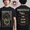 Guns N Roses Welcome To Rockville 2026 Festival Gig Poster In Daytona Beach On May 7 2026 The Cobra Skull Head Art T-Shirt