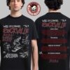 Guns N Roses Welcome To Rockville 2026 Festival Venue Merch Tee In Daytona Beach On May 7 2026 The Cobra Skull Head Two Sided T-Shirt
