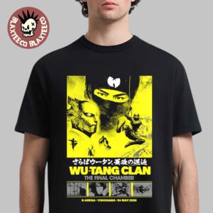 Wu-Tang Clan The Final Chamber Yokohama Japan 2026 Event Poster At K-Arena On 24 May 2026 T-Shirt