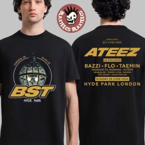 BST Hyde Park Festival 2026 Merch Hyde Park London On 28 June 2026 Ateez Event T-Shirt