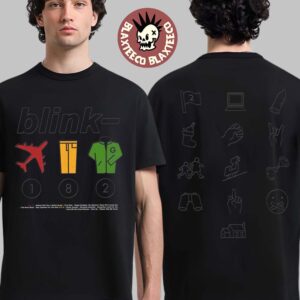 Blink-182 X Complex Take Off Your Pants and Jacket 25th Anniversary Merch Symbols Black T-Shirt