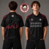 My Chemical Romance The Black Parade Tour 2026 EU And UK Merch DRAAG Black Football Jersey