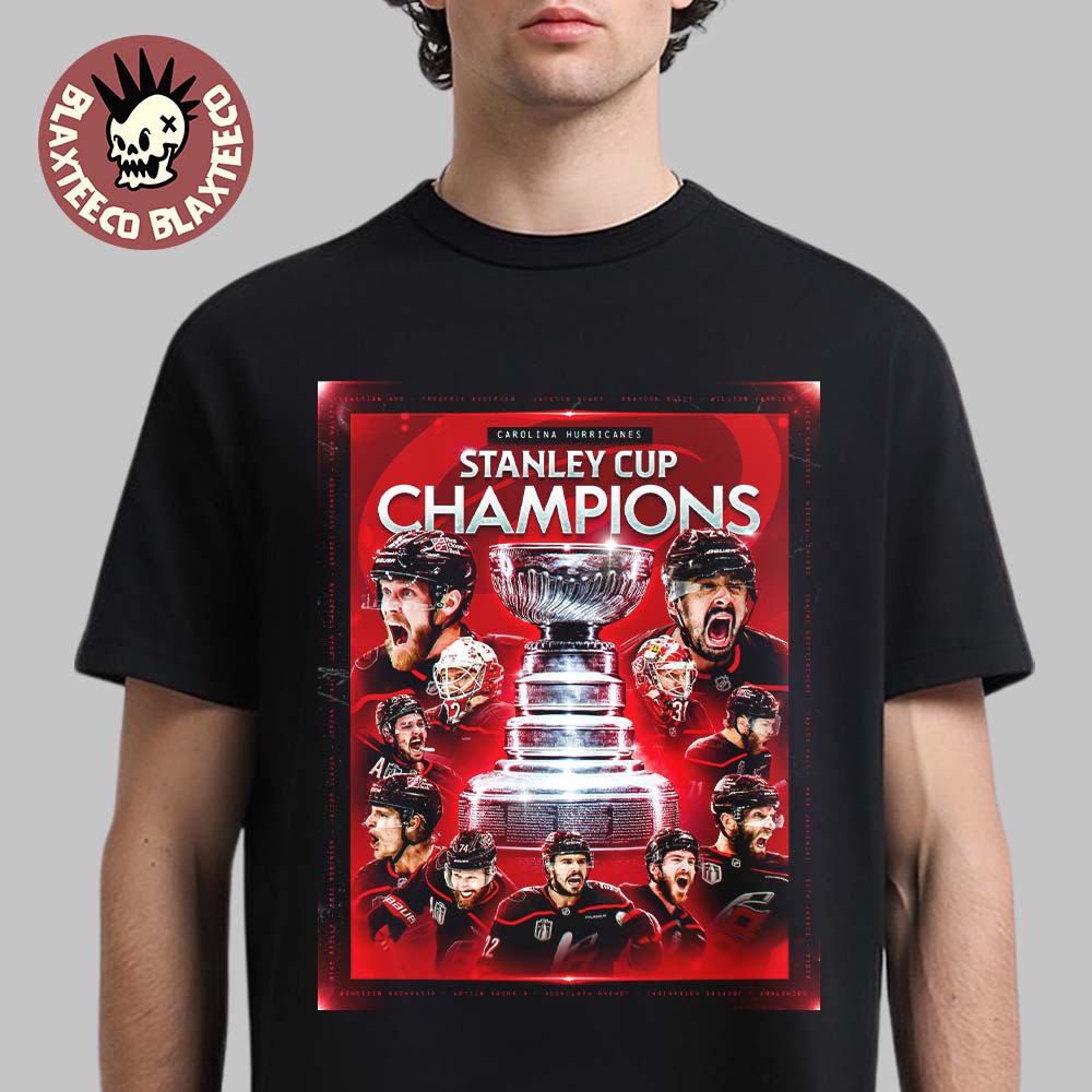 Carolina Hurricanes 2026 NHL Stanley Cup Champions Premium T-Shirt Carolina Hurricanes 2026 NHL Stanley Cup Champions Premium T-Shirt