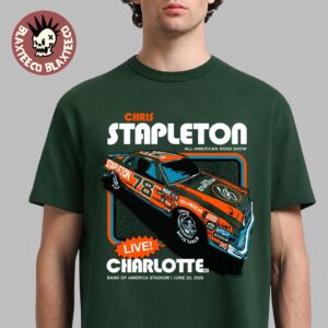 Chris Stapleton All American Road Show Live In Charlotte North Carolina 2026 Exclusive Merch Tee At Bank Of America Stadium On June 20 2026 T-Shirt