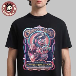 Claypool Gold Primus Claypool Lennon Delirium And Frog Brigade Columbus Ohio 2026 Event Poster At Kemba Live Outdoor On June 6 2026 T-Shirt