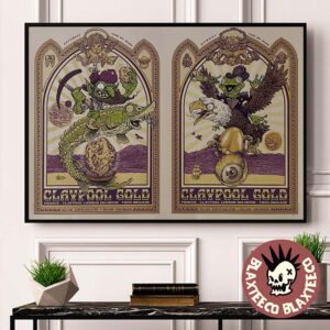 Claypool Gold Primus Claypool Lennon Delirium And Frog Brigade Dillon Colorado 2026 Day 1 And 2 Combined Event Poster Set On June 27 28 2026 Poster Canvas