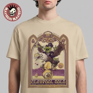 Claypool Gold Primus Claypool Lennon Delirium And Frog Brigade Dillon Colorado 2026 Day 2 Event Poster On June 28 2026 T-Shirt