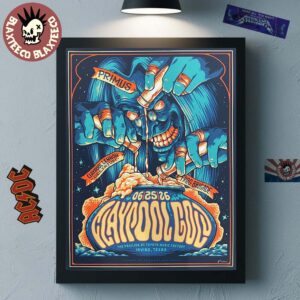 Claypool Gold Primus Claypool Lennon Delirium And Frog Brigade Irving Texas 2026 Event Poster At The Pavilion At Toyota Music Factory On June 25 2026 Poster Canvas