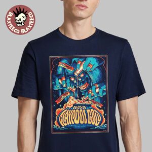 Claypool Gold Primus Claypool Lennon Delirium And Frog Brigade Irving Texas 2026 Event Poster At The Pavilion At Toyota Music Factory On June 25 2026 T-Shirt