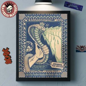 Claypool Gold Primus Claypool Lennon Delirium And Frog Brigade Rogers Arkansas 2026 Event Poster At Walmart Arkansas Music Pavilion On June 22 2026 Decor Poster Canvas