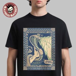Claypool Gold Primus Claypool Lennon Delirium And Frog Brigade Rogers Arkansas 2026 Event Poster At Walmart Arkansas Music Pavilion On June 22 2026 T-Shirt