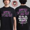 Deep Purple Splat World Tour 2026 Schedule Dates Two Sided T-Shirt Deep Purple Splat World Tour 2026 Schedule Dates Two Sided T-Shirt