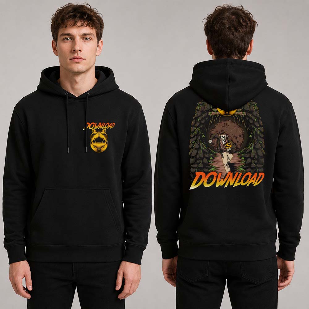 Download Festival 2026 Merch In Donnington UK From 10 To 14 June 2026 Indiana Bones Hoodie Download Festival 2026 Merch In Donnington UK From 10 To 14 June 2026 Indiana Bones Hoodie