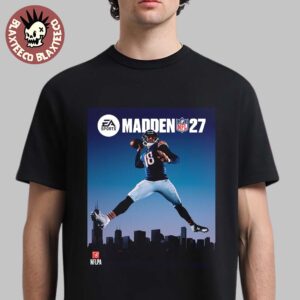 EA Sports NFL Madden 27 Caleb Williams Chicago Bears Cover Athlete Standard Edition Unisex T-Shirt