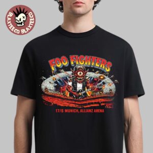 Foo Fighters Munich Germany 2026 Exclusive Merch Tee At Allianz Arena On 17 June 2026 T-Shirt