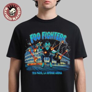 Foo Fighters Paris France 2026 Exclusive Event Tee At La Defense Arena On 19 June 2026 T-Shirt