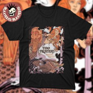 Foo Fighters Warsaw Poland 2026 Event Poster Live At PGE Narodowy On 15 June 2026 The Mermaid Art T-Shirt