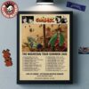 Claypool Gold Primus Claypool Lennon Delirium And Frog Brigade Columbus Ohio 2026 Event Poster At Kemba Live Outdoor On June 6 2026 Poster Canvas
