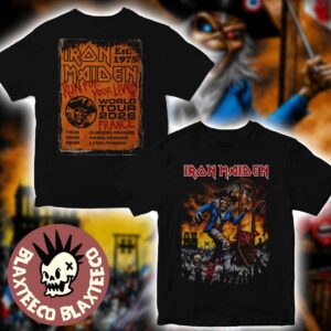 Iron Maiden France 2026 Tour Exclusive Event Tee For Clisson Paris And Lyon On 19 22 And 28 June 2026 Eddie Sans-culottes French Revolution T-Shirt