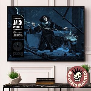 Jack White Krakow Poland 2026 Event Poster For Show At Klub Studio On 2 June 2026 Polish Renaissance Art Decor Poster Canvas