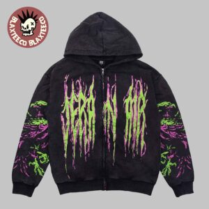 Jera On Air 2026 Festival Merch In Ysselsteyn Netherlands On June 25 26 27 2026 Big Punk Logo Zip Up Hoodie