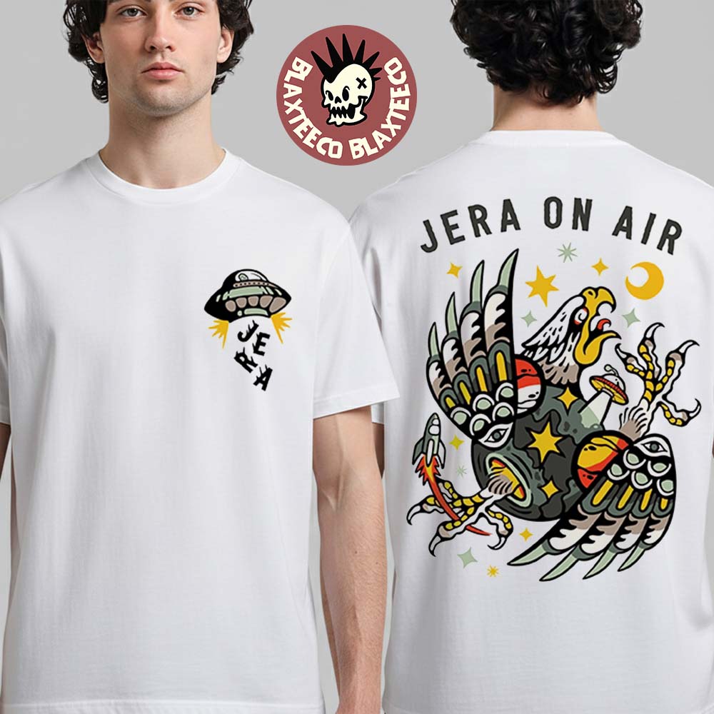Jera On Air 2026 Festival Merch In Ysselsteyn Netherlands On June 25 26 27 2026 Space T-Shirt Jera On Air 2026 Festival Merch In Ysselsteyn Netherlands On June 25 26 27 2026 Space T-Shirt
