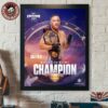 Ciryl Gane UFC Freedom 250 Interim Heavyweight Champion Home Decor Poster Canvas