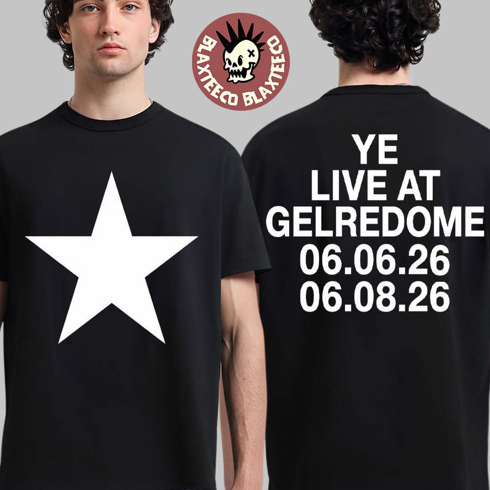 Kanye West Live At Gelredome Netherlands 2026 Concert Merch On