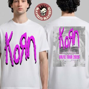 Korn UK And IE Tour 2026 Schedule Dates Two Sided T-Shirt