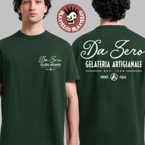 Linkin Park Florence Italy 2026 Pop Up Shop Merch Blind Bag De Zero Gelateria Artigianale Green T-Shirt
