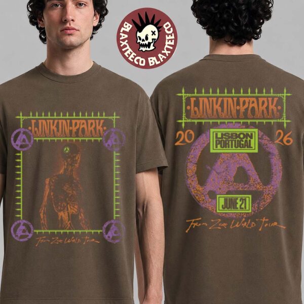 Linkin Park Lisbon Portugal 2026 Exclusive City Merch Tee Rock In Rio ...